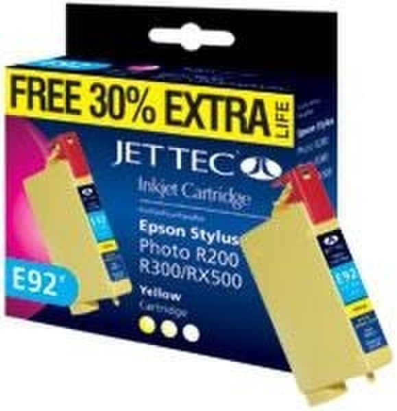 Jet Tec 9353YJB (yellow) [E92y] yellow ink cartridge