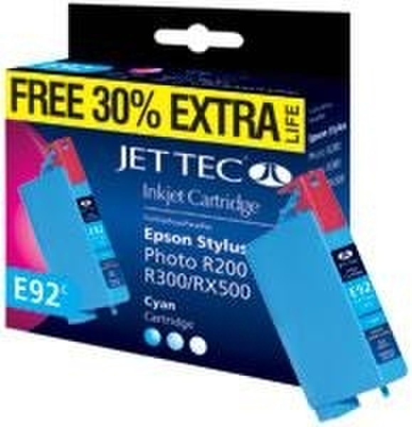 Jet Tec 9353CJB (cyan) [E92c] Cyan ink cartridge