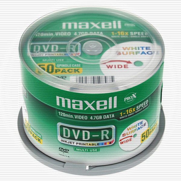 Maxell DVD-R 4.7GB DVD-R 50Stück(e)