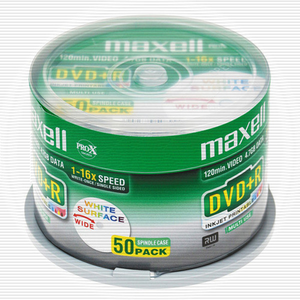 Maxell DVD+R 4.7ГБ DVD+R 50шт