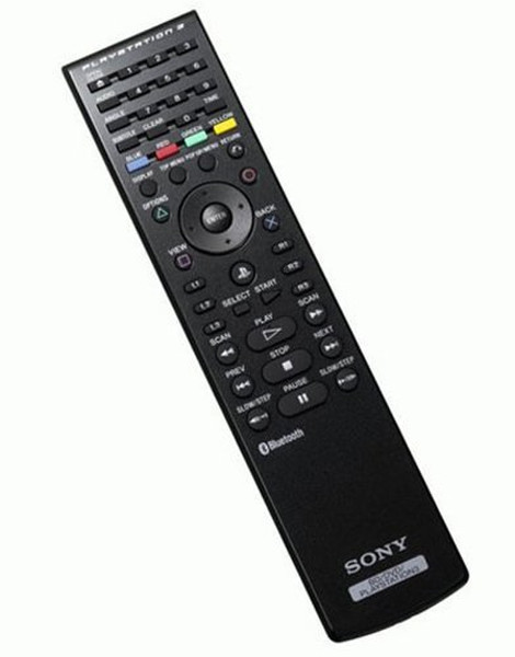 Sony Media/Blu-ray Disc Controller Черный пульт дистанционного управления