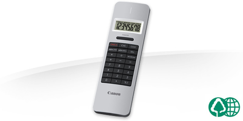 Canon X Mark I Pointer Pocket Financial calculator Silver