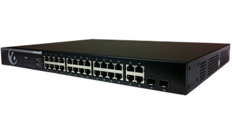 Amer Networks SS2R24G4ip Управляемый L2 Power over Ethernet (PoE) Черный