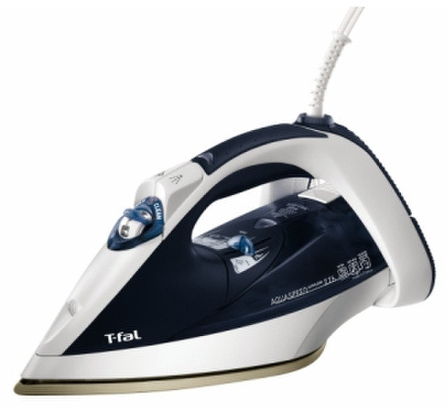 Tefal FV5276E0 Dry & Steam iron Palladium soleplate 2400W Navy iron