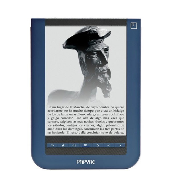 Papyre 622 6Zoll Touchscreen 2GB WLAN Blau eBook-Reader