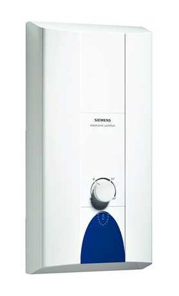 Siemens DE1821415 Проточный Solo boiler system Вертикально Синий, Белый водонагреватель / бойлер