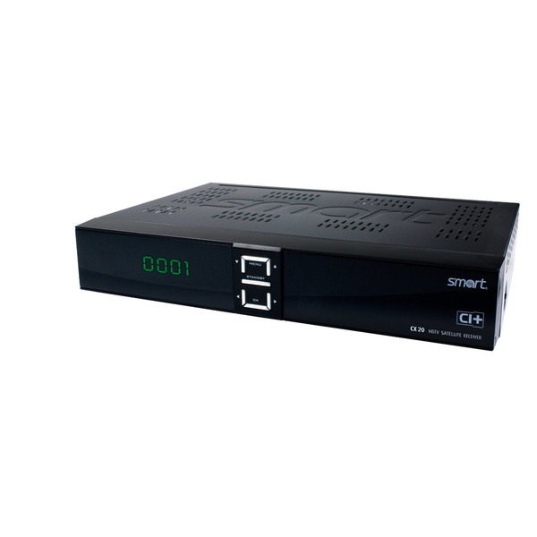 Smart CX20 Satellite Full HD Black TV set-top box