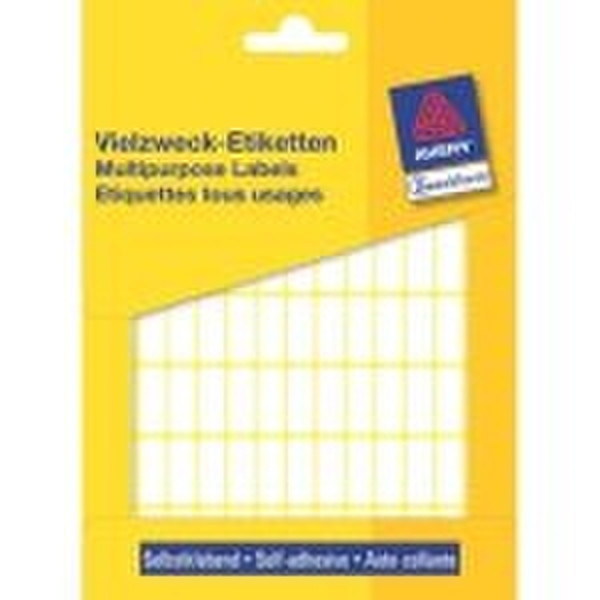 Avery Multipurpose Labels, White 20 x 8 2184Stück(e) selbstklebendes Etikett