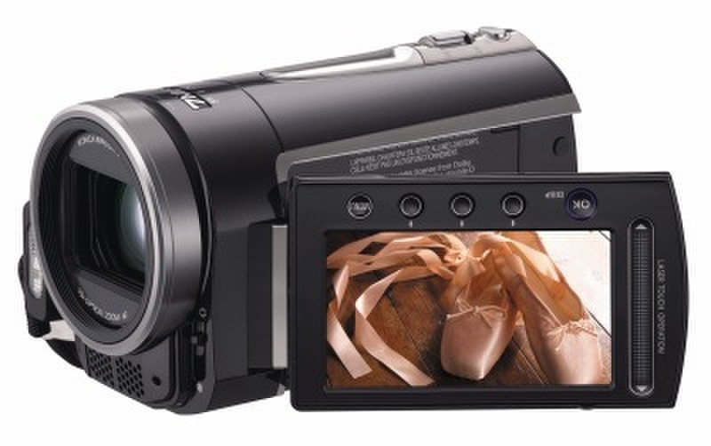 JVC GZ-MG730B 7.38MP CCD Black hand-held camcorder