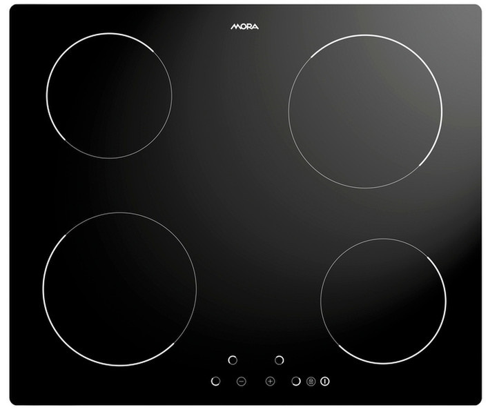 Mora VDS 631 C Eingebaut Ceramic hob Schwarz