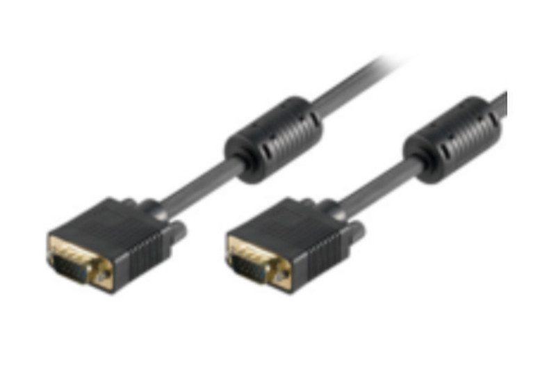 Microconnect SVGA, 1m 1m VGA (D-Sub) VGA (D-Sub) Black