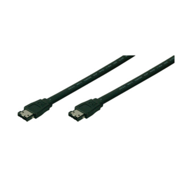 LogiLink CS0010 0.75м eSATA eSATA Черный кабель SATA