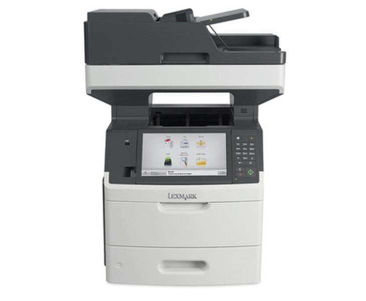 Lexmark MX711de 1200 x 1200dpi Лазерный A4 66стр/мин Черный, Серый многофункциональное устройство (МФУ)