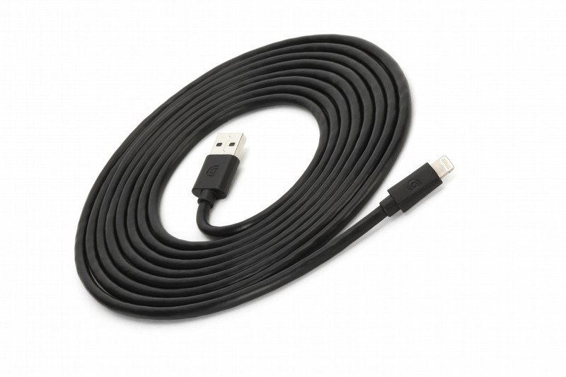 Griffin GC36633 3m 1x USB A 1x Lightning Black mobile phone cable