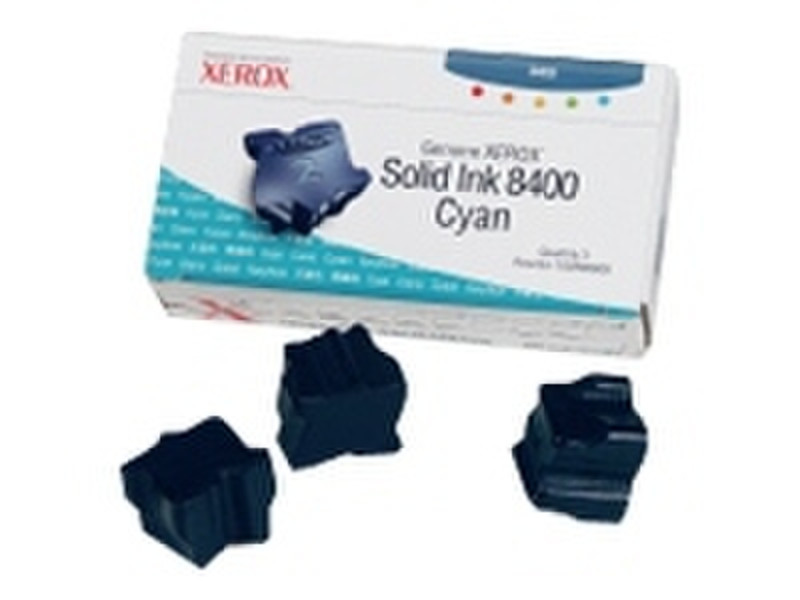 XMA Xerox Solid Ink 8400 Cyan 3pk 3400pages 3pc(s) ink stick