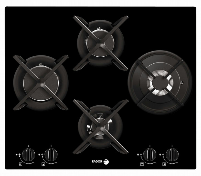 Fagor CFI-4GLSTABUT built-in Gas Black