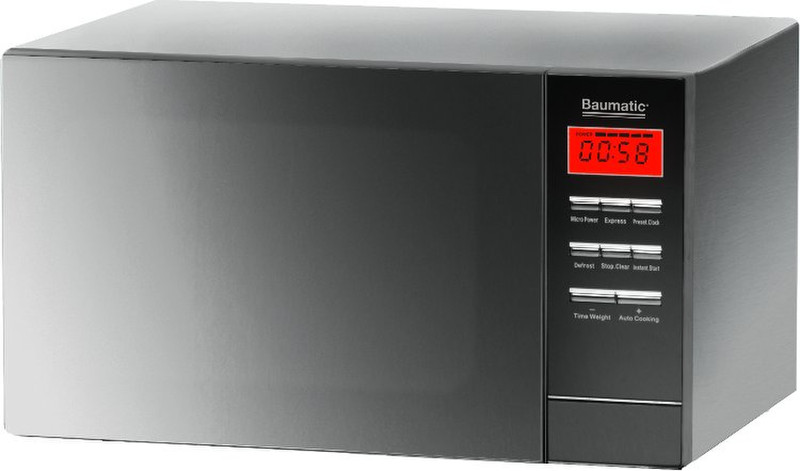 Baumatic BTM23.3M 23L 800W Stainless steel microwave