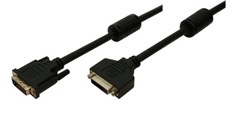 LogiLink DVI-D 3m 3m DVI-D DVI-D Black DVI cable
