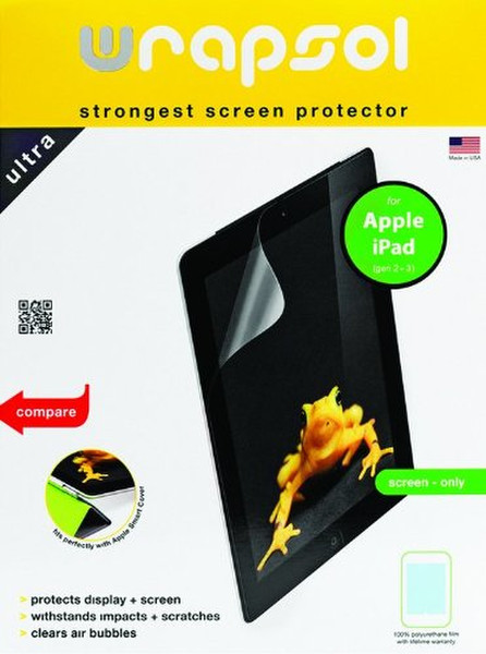 Wrapsol UMPAP011SO iPad 2/3 screen protector