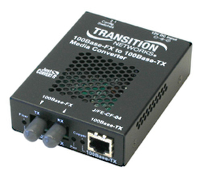Transition Networks J/FE-CF-04 100Мбит/с 1300нм Черный сетевой медиа конвертор