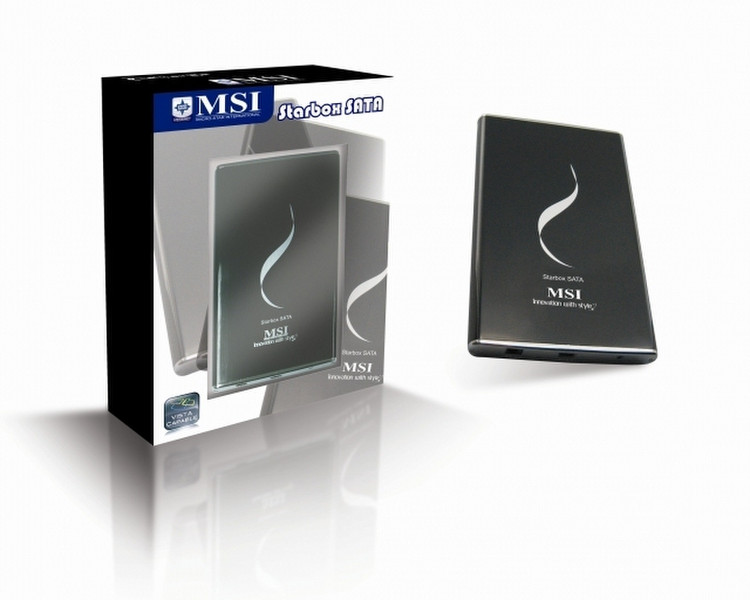 MSI StarBox SATA black 2.5Zoll USB Schwarz
