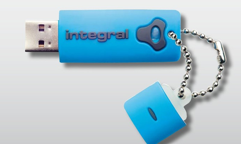 Integral USB 2.0 Splash Drive 4GB 4ГБ Синий USB флеш накопитель