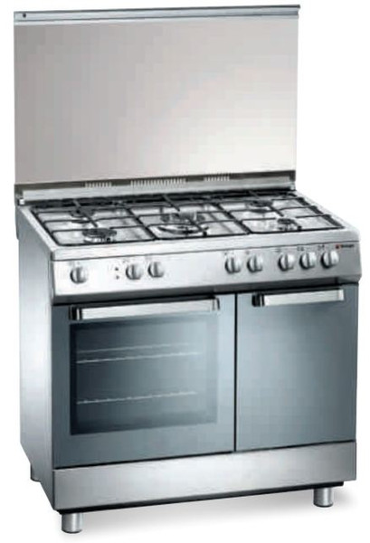 Tecnogas D 927 NXS Freestanding Gas hob A Stainless steel cooker