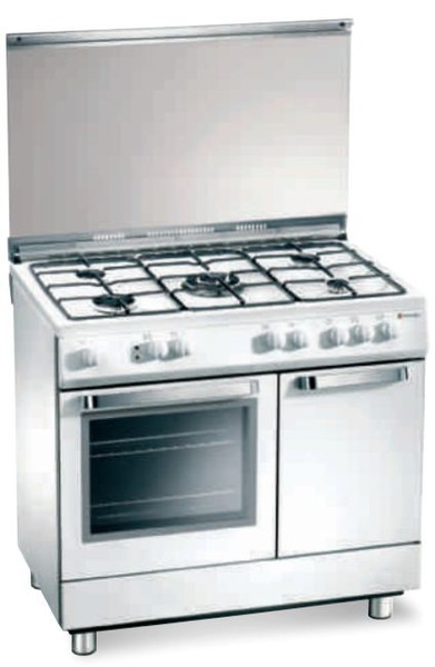 Tecnogas D 927 NWS Freestanding Gas hob A White cooker