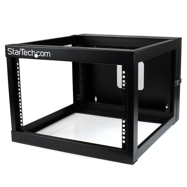 StarTech.com 6U 22-Zoll offenes Server-Rack für Wandbefestigung, mit Scharnier