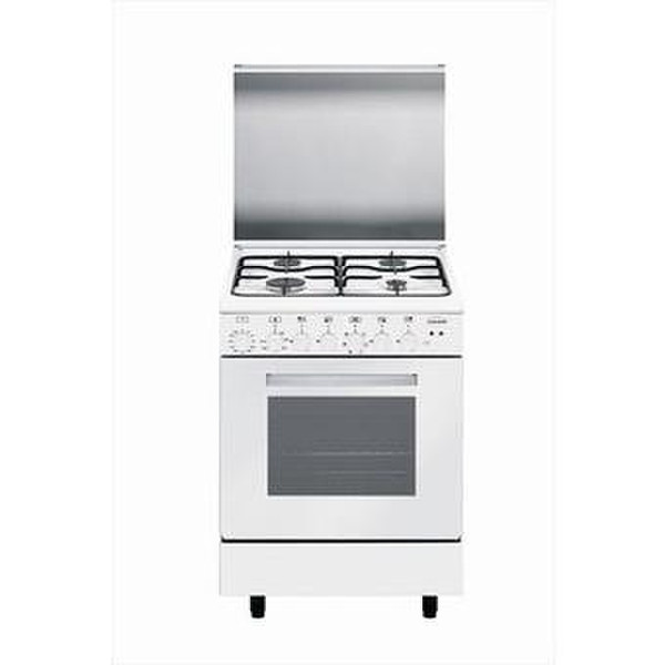 Glem A66BXF Freestanding Gas hob White cooker