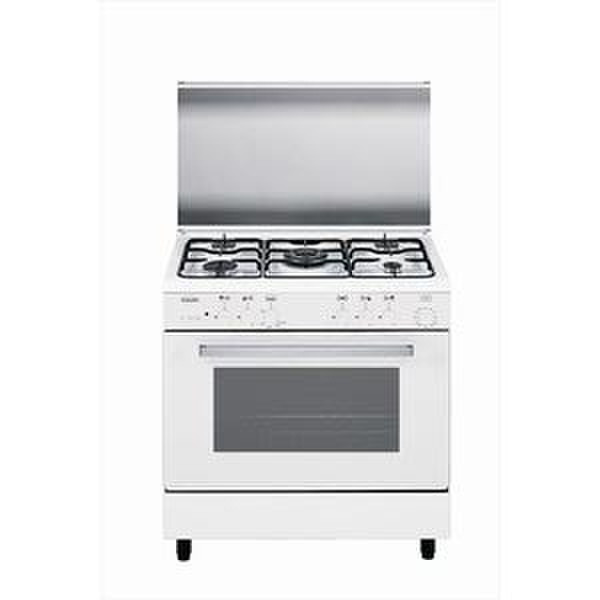 Glem A85TXF Freestanding Gas hob A White cooker