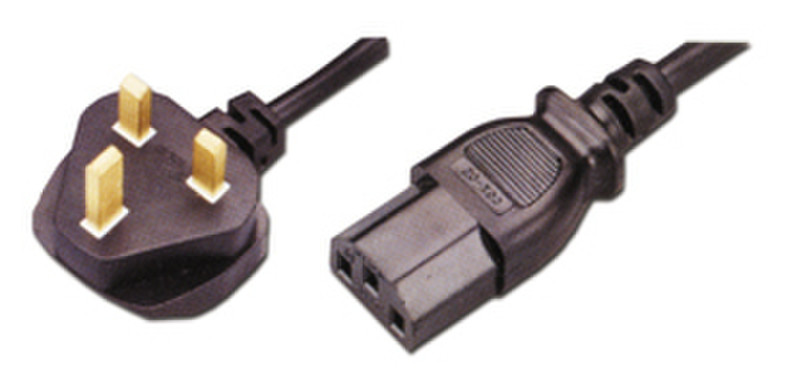 MCL Power Cord English Wall Socket 2.0m 2м Черный кабель питания