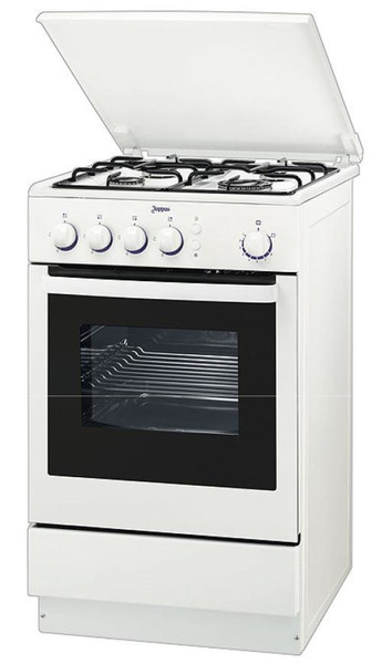 Zoppas PCG 552 GW Freistehend Gas hob Weiß