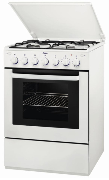 Zoppas PCG 665 GW Freistehend Gas hob Weiß