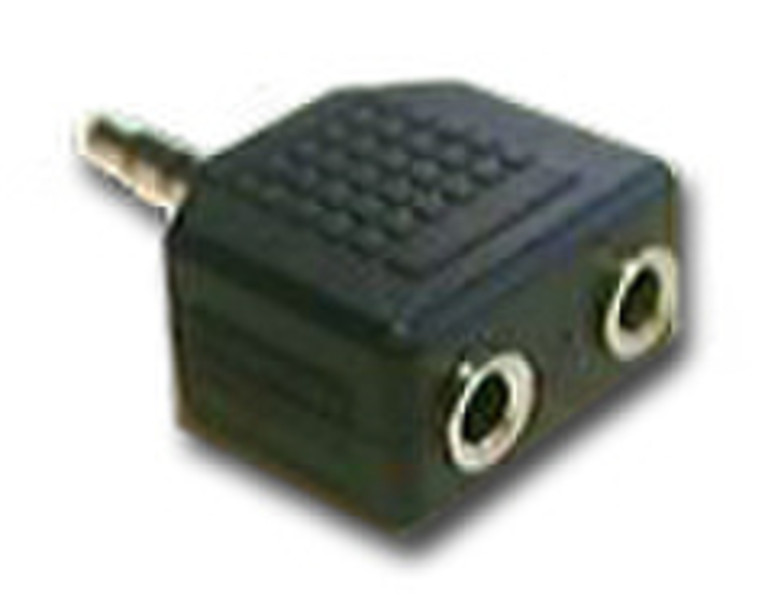 MCL Doubleur de jack 3,5mm stereo ( 1Male / 2 Femelle) HQ Jack 3.5 mm mail 2 x Jack 3.5 mm femail Черный кабельный разъем/переходник