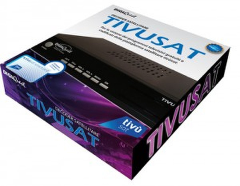 Digiquest Tivusat Satellite Black TV set-top box
