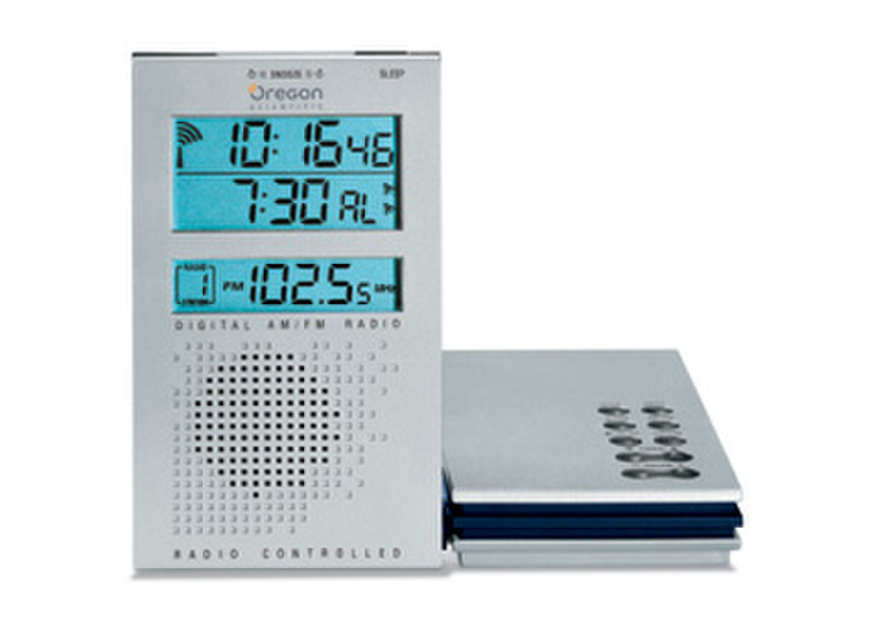 Oregon Scientific RRM112 Часы Cеребряный радиоприемник
