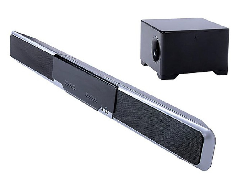 Dicra SB204S Wired & Wireless 2.1 80W Black,Silver soundbar speaker