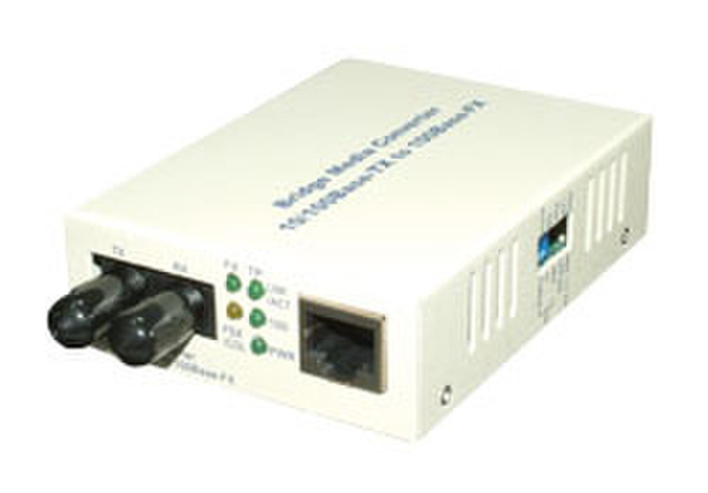 MCL Transceiver 10/100 Base-TX (RJ45) / 100 Base-FX ST Multimode 100Mbit/s network media converter