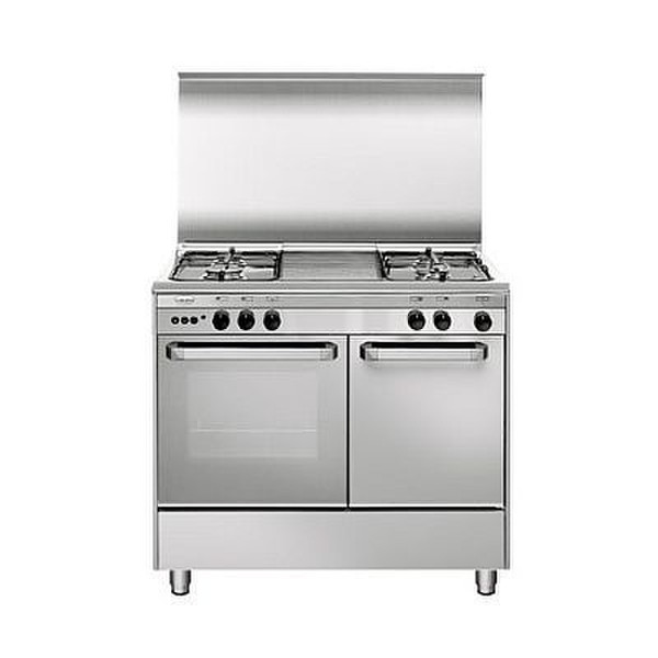 Glem UR96BI Freestanding Gas hob A Stainless steel cooker