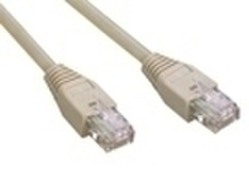 MCL Cable Ethernet RJ45 Cat6 1.0 m Grey 1m Grau Netzwerkkabel