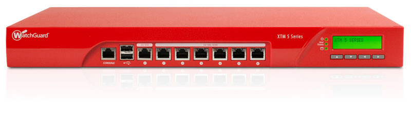 WatchGuard XTM 535 + 2Y LIVESECURITY 1U 3000Mbit/s hardware firewall