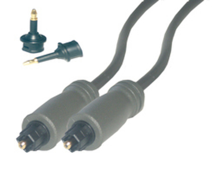 MCL Cable Optic Toslink Audio 2.0m 2м Toslink Toslink Черный аудио кабель