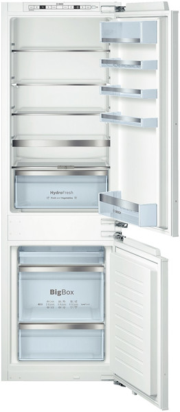 Bosch KIS86AD30 freestanding 194L 74L A++ White fridge-freezer