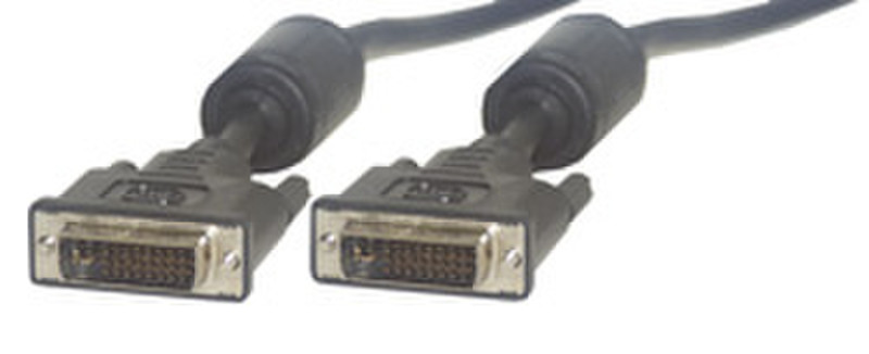 MCL Cable DVI-I Male/Male Dual Link 3m 3m DVI-I DVI-I Schwarz DVI-Kabel
