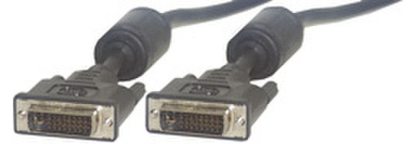 MCL Cable DVI-I Male/Male Dual Link 2m 2м DVI-I DVI-I Черный DVI кабель