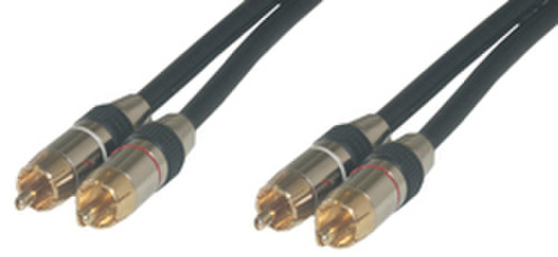MCL Cable RCA Male/Male Stereo HQ 3.0m 3m RCA RCA Audio-Kabel