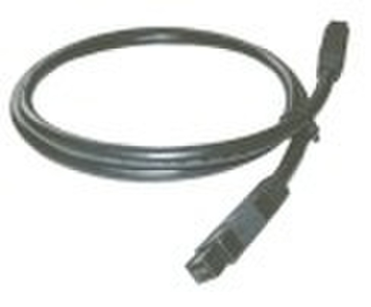 MCL Cable fire wire, 9 contacts 2m Schwarz Firewire-Kabel