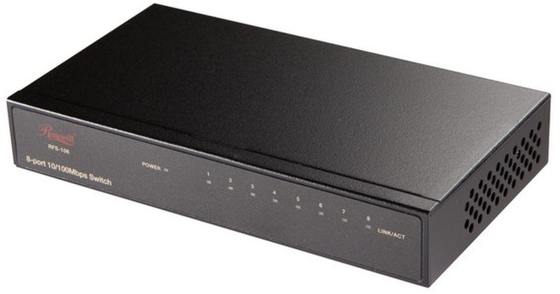 Rosewill RFS-108 Unmanaged Black network switch
