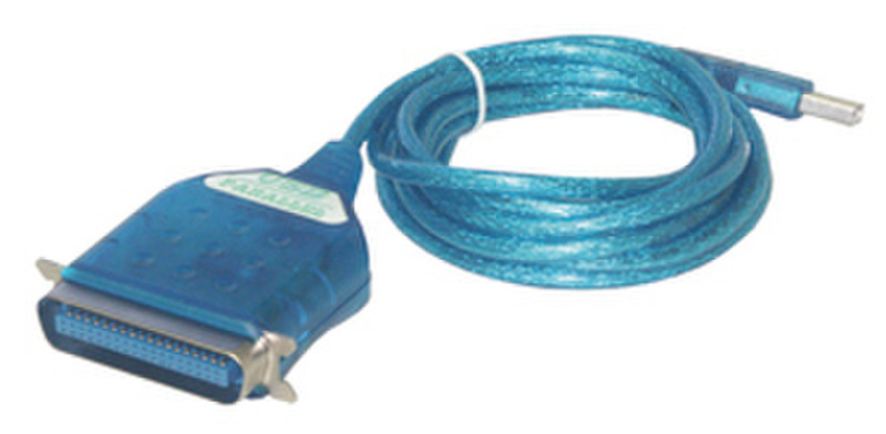 MCL Convertisseur USB vers port parallele USB parallel 36 male Синий кабельный разъем/переходник